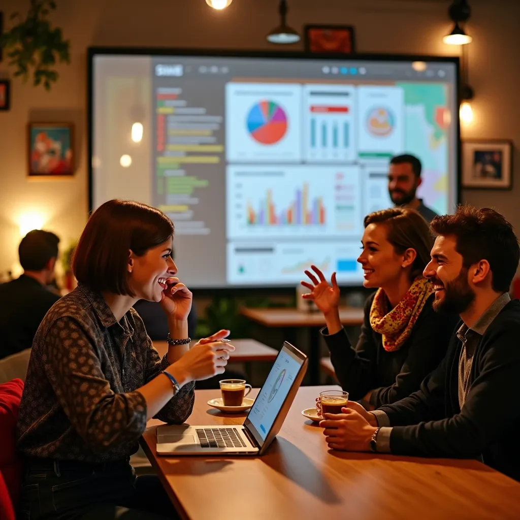 Professional business solutions illustration